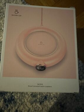 Pink M306 Smart Warm Cup Coaster